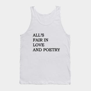 the tortured poets departament Tank Top